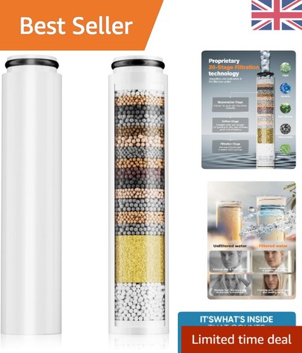 Efficient pack shower filter - 2-pack,
